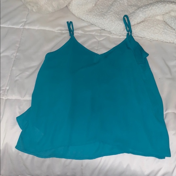 Teal tank top - Picture 2 of 4